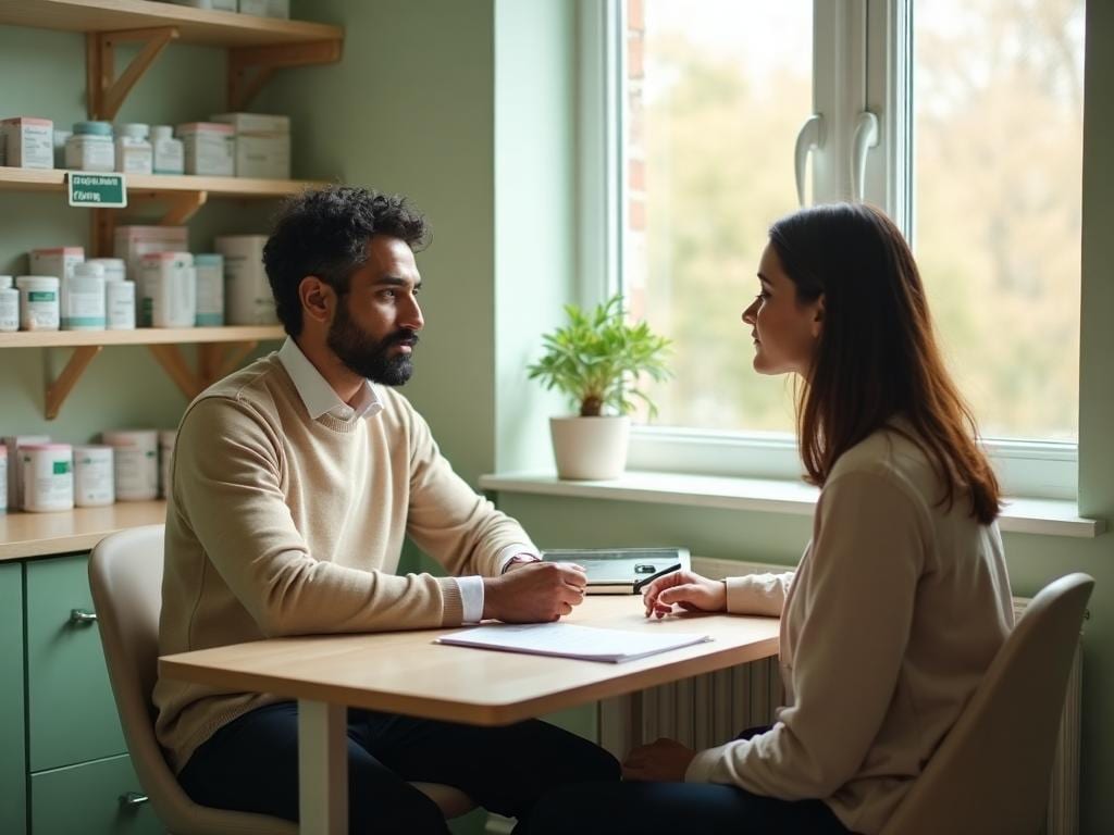 Pharmacy consultation at Seacroft Pharmacy in Leeds